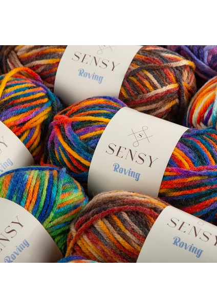 Roving El Örgü Ipi Multi Çok Renkli Ip Atkı Bere Ipi Kazak Panço Ip Hırka Ebruli Yün Ip fırsatları