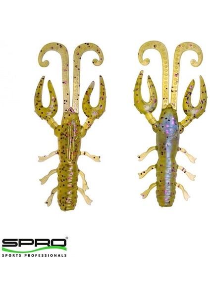 Insta Craw 9cm Silikon Yem Purple Olive 1/5