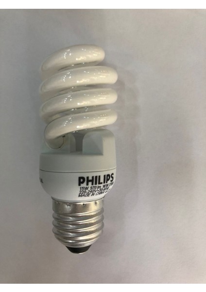 5 Adet Philips 15W=75W 970 Lümen 2700 Kelvin Sarı E 27  Tasarruflu Lamba