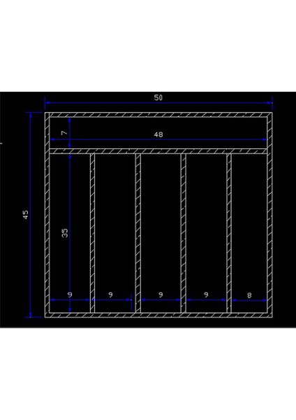 Kepçelik Çekmece Içi Doğal Ahşap 4 Bölmeli Kepçe,tahta Kaşık,maşa, Organizer 45X40 modelleri