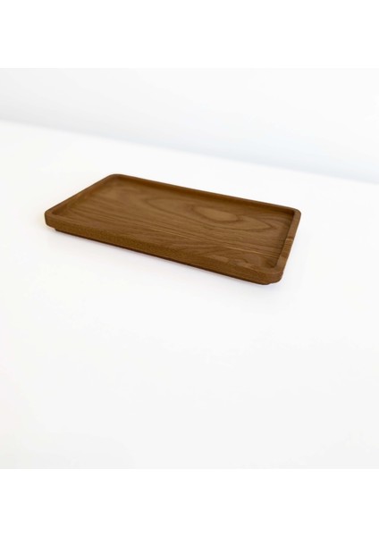 Luna Küçük Boy Dikdörtgen 15X26CM Ahşap Tepsi, Sunum Tepsisi, Çay-Kahve Tepsisi, Dikdörtgen Sunumluk modelleri