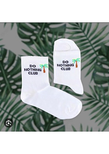 Do Nothing Club - Hiç Bir Şey Yapmama Kulübü Kolej Çorap