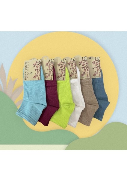 Kadın Kısa Konç Çorap 6 Çift fiyatları