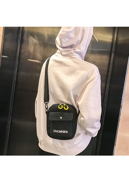 Yeni Moda Öğrenci Minimalist Sanat Tek Omuzlu Cep Telefonu Çantası (Yurt Dışından)