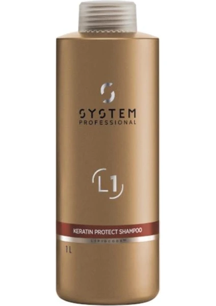 System Professional Luxeoil Kolay Tarama Keratin Koruyucu Saç Şampuanı 1000ML