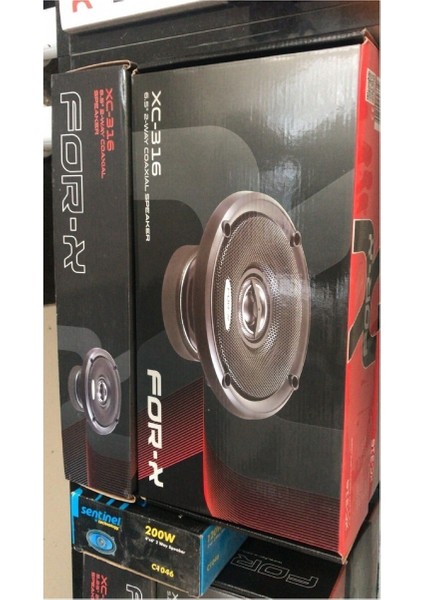 For x XC-316 16CM 50RMS Koaksiyel Hoparlör Takımı