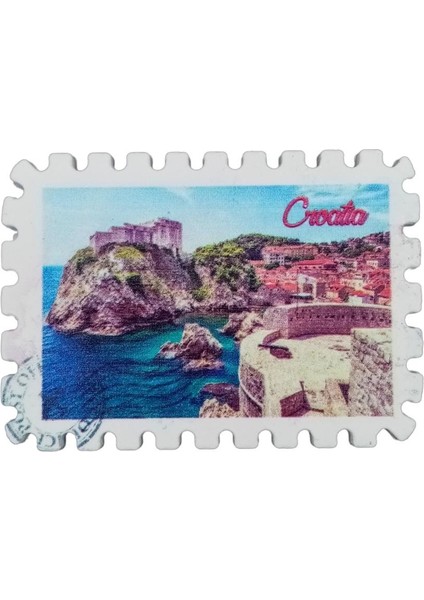 Hırvatistan Temalı Pul Magnet