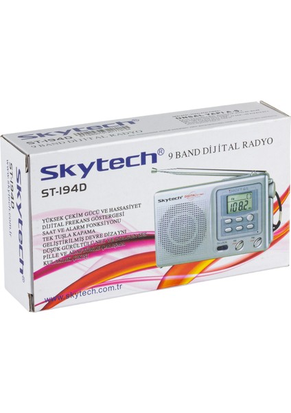 Skytech ST-194D 9 Band Dıgıtal Fm Radyo (81)