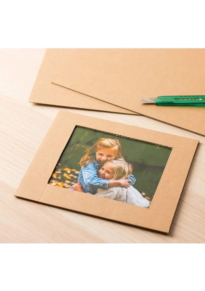 Kraft 35X50 Oluklu Mukavva Karton (10'lu Paket) 3mm Maket Kartonu - Ödev Kartonu - Tuval Kartonu