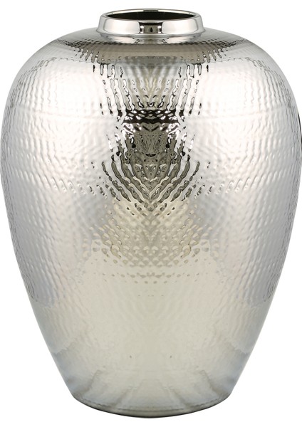 Suis Dekoratif Vazo Silver 29X17X43 cm AK.WLT0689