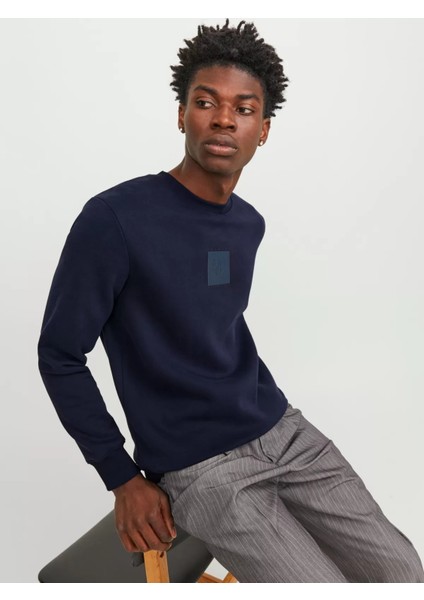 Jack & Jones Jprblaleo Sweat Crew Neck Erkek Sweatshirt