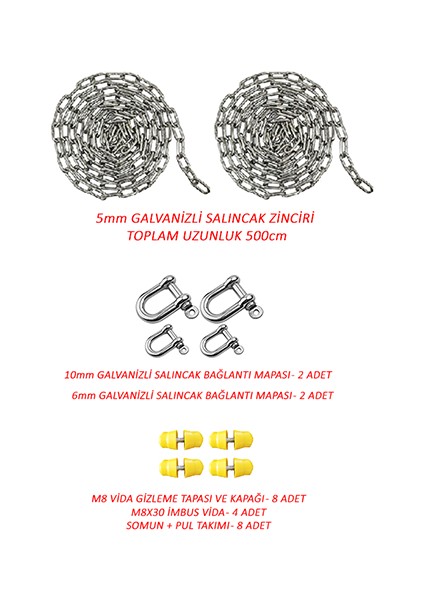 Korumalı Bebek ve Çocuk Salıncak Oturağı Zincirli Dış Mekan Salıncak Oturağı Eğlenceli Aktivite Için
