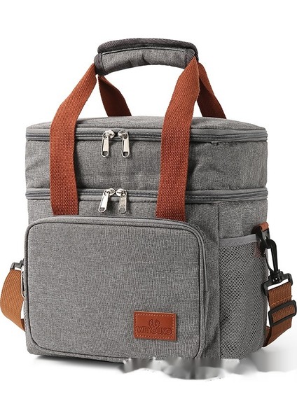 Çift Katmanlı Yalıtımlı Omuz Piknik Çantası (Yurt Dışından)