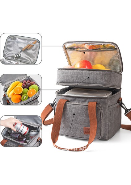Çift Katmanlı Yalıtımlı Omuz Piknik Çantası (Yurt Dışından) modelleri