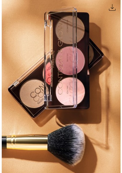 Glam Team Yüz Şekillendirici Palet Contour&glow - Altın Işıltı