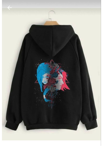 Unisex Siyah Arcane Sweatshirt