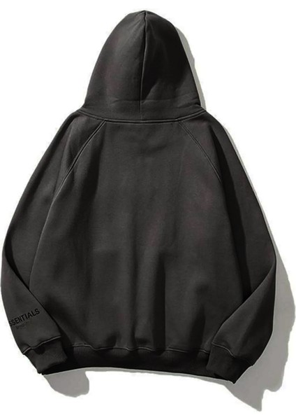 Unisex Antrasit Essentıal Baskılı Sweatshirt fiyatları