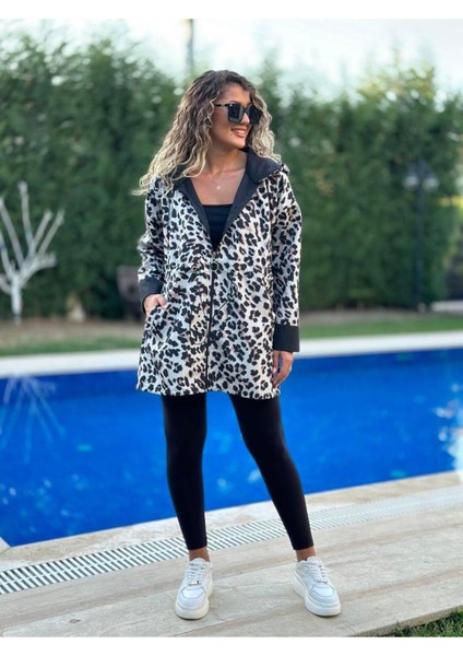 Kapüşonlu Bel Lastikli Yağmurluk fırsatları