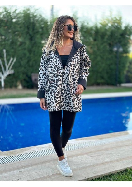 Kapüşonlu Bel Lastikli Yağmurluk indirimleri