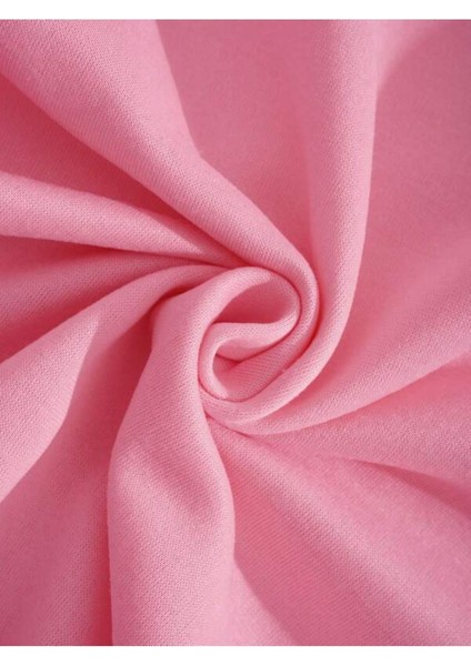 Pembe Ayıcık Baskılı Oversize Bisiklet Yaka Kadın Sweatshirt indirimleri