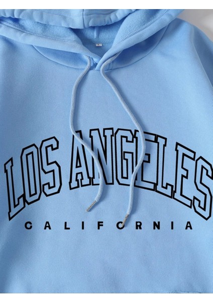 Bebe Mavi La California Baskılı Oversize Erkek Sweatshirt modelleri