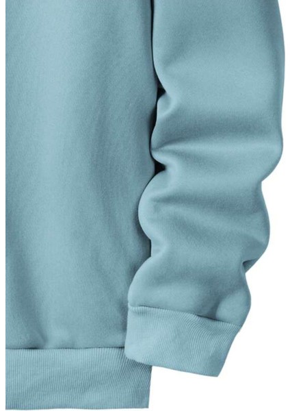 Bebe Mavi Jesus Is Baskılı Oversize Erkek Sweatshirt fiyatları