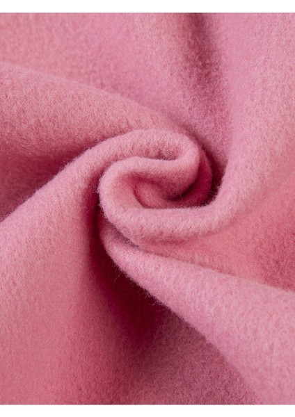 Pembe West Coast Baskılı Oversize Kapüşonlu Unisex Sweatshirt