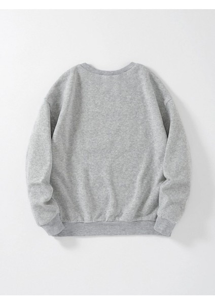 Unisex Gri Saınt Barth Baskılı Sweatshirt fiyatları