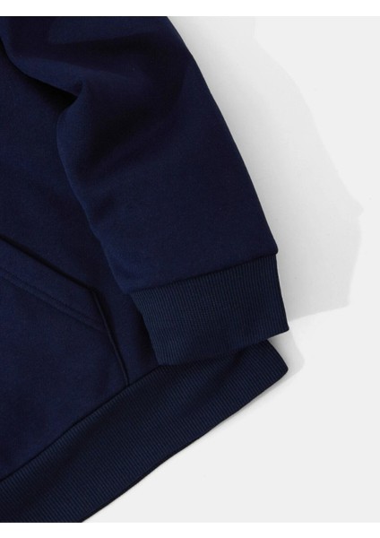 Lavivert Brooklyn Oval Yazı Baskılı Oversize Kapüşonlu Erkek Sweatshirt fırsatları