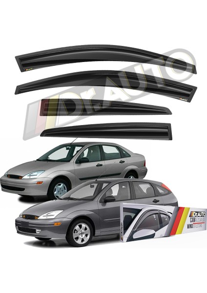 Ford Focus 1 Sedan Hb 1994-2004 Arası Cam Rüzgarlığı 4lü