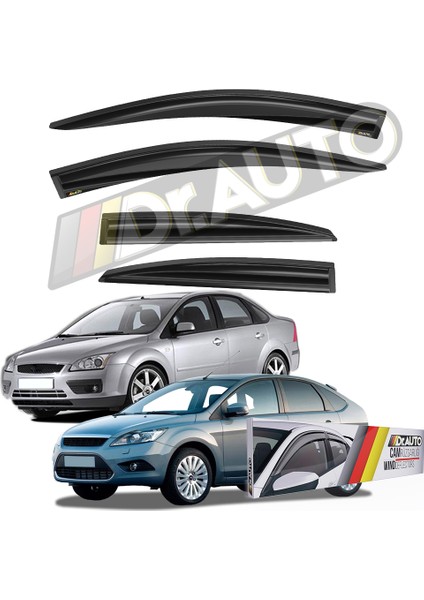 Ford Focus 2 2005-2011 Arası Cam Rüzgarlığı 4lü