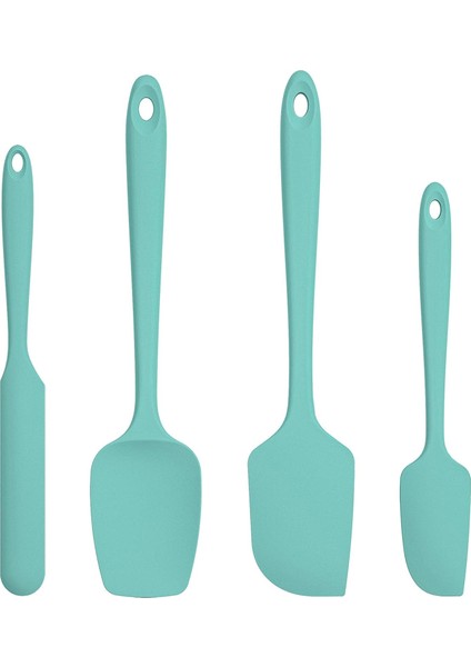 600 Derece Fahrenheit Isıya Dayanıklı Silikon Spatula Seti (Teal/aqua Sky) (Yurt Dışından)