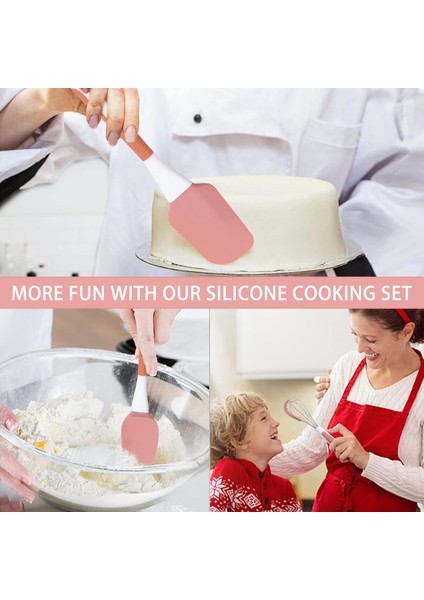 Silikon Mutfak Pişirme Gereçleri Seti Isıya Dayanıklı, Pişirme Pişirme Karıştırma Için 5 Adet Silikon Spatula Seti, Yapışmaz Tencere Için Silikon Pişirme Gereçleri Seti, Bulaşık Ma (Yurt Dışından) fırsatları