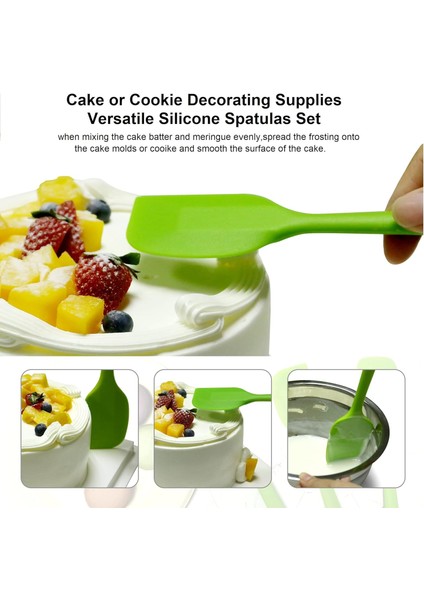 Silikon Spatula Yapışmaz Tencere Için 6'lı Isıya Dayanıklı Set-Kauçuk Spatula Pişirme Için Silikon Kurabiye Dekorasyon Malzemeleri Kek Döner Tabla Veya Kazıyıcı-Mutfak Aletleri Bal (Yurt Dışından) fiyatları