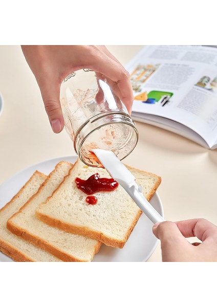 Konserve Açacağı Uçlu Silikon Reçel Yayıcı Spatula, Kavanoz Için Çok Amaçlı Yayıcılar, Fıstık Ezmesi Jöle Yayıcı, Çikolata Yayıcı Karıştırma Kazıyıcı (Yurt Dışından) modelleri