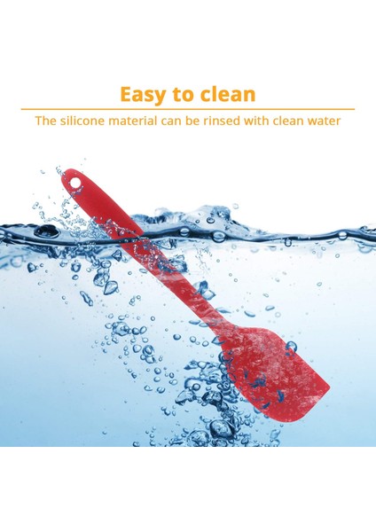 Silikon Spatula, Bpa Içermez ve 480°F Isıya Dayanıklı, Pişirme, Fırınlama ve Karıştırma Için Yapışmaz Kauçuk Mutfak Spatulaları (S, Kırmızı) (Yurt Dışından) fırsatları