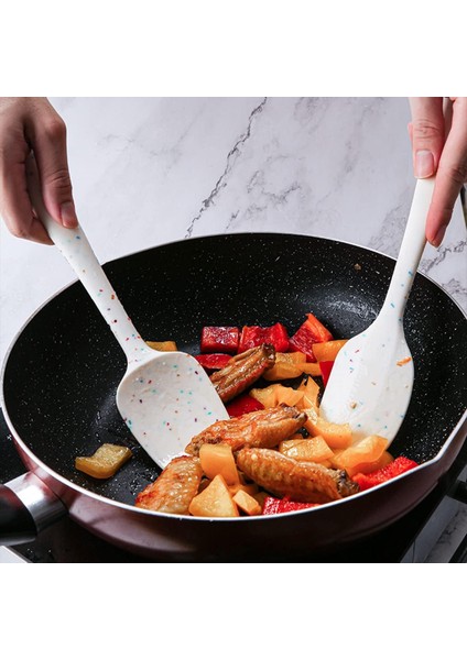 6'lı Silikon Spatula Seti, Yüksek Sıcaklığa Dayanıklı, Gıda Sınıfı Silikon, Temizlemesi Kolay, Pişirme, Yemek Pişirme, Mutfak Malzemeleri (Beyaz) (Yurt Dışından) fırsatları