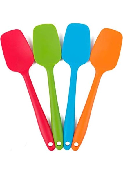 4 Parçalı Silikon Spatula 11 Inç Büyük Kauçuk Isıya Dayanıklı Pişirme Spatulaları Pişirme Karıştırma Aracı Paslanmaz Çelik Çekirdekli Yapışmaz Esnek Dikişsiz Spatulalar (Yurt Dışından) fiyatları