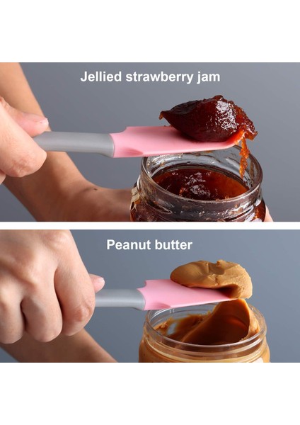 Silikon Mini Spatula, Kavisli Küçük Spatula, Mutfak Kazıyıcı Spatula, Islak Evcil Hayvan Maması Konservesi Spatula, Kavanoz Spatula, Pişirme Pişirme Sırlama Veya Karıştırma Için, 6 (Yurt Dışından) fırsatları