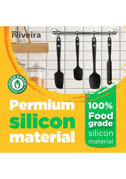 Silikon Spatula Seti 4 Parça 600°F+ Isıya Dayanıklı Mutfak Eşyaları Seti Pişirme Gereçleri Seti Yapışmaz Tencere Için Plastik Kauçuk Spatulalar Pişirme Kaşık Setleri Mutfak Için Si (Yurt Dışından) fiyatları
