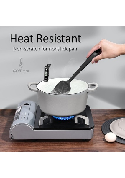 Silikon Spatula Seti, Bulaşık Makinesinde Yıkanabilir, Kusursuz Tasarım, Temizlemesi Kolay, Pişirme ve Pişirme Için Iyi Kauçuk Gereç, 4 Parça (Siyah) (Yurt Dışından) modelleri