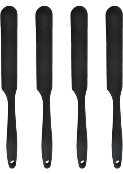 Silikon Spatula Seti, 4 Adet Isıya Dayanıklı Premium Silikon Spatula, Güçlendirilmiş Paslanmaz Çelik Çekirdekli Yapışmaz Kauçuk Spatula, Pasta Butte Için Kek Kazıyıcı Kesici Pişirm (Yurt Dışından)