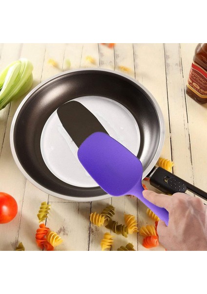 Silikon Spatula Seti - Mor 6 Parça Paslanmaz Çelik Çekirdekli Yapışmaz Kauçuk Spatula - Pişirme, Pişirme ve Karıştırma Için Isıya Dayanıklı Spatula Mutfak Gereçleri Seti (Yurt Dışından) modelleri