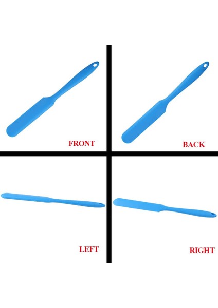 Adet Silikon Spatula Seti Isıya Dayanıklı Kek Krem Tereyağı Spatula Karıştırma Hamur Kazıyıcı Yapışmaz Esnek Pişirme Pişirme Aracı 4 Renk (Çok Renkli) (Yurt Dışından) fırsatları