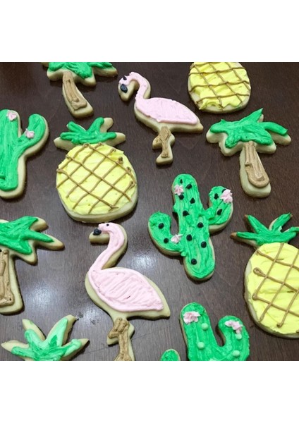 Hawaii Kurabiye Kesici Set-6 Parça-Kaktüs, Ananas, Flamingo, Monstera Yaprağı ve Palmiye Ağacı-Tropikal Kurabiye Kesici Kalıpları Yaz Tropikal Plaj Partisi Malzemeleri Decoratons (Yurt Dışından)