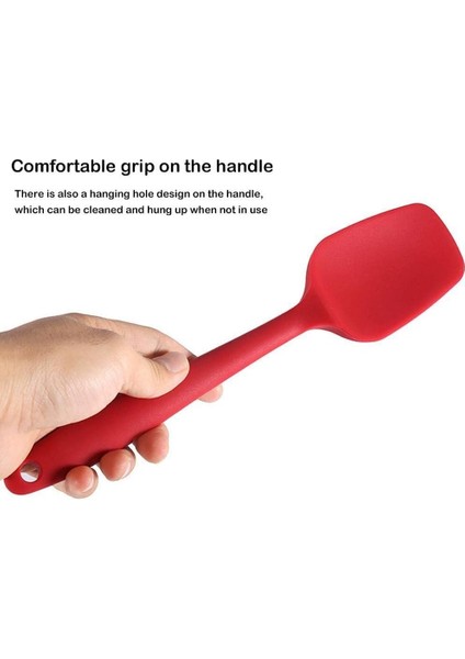 21 cm Silikon Kaşık Kazıyıcı Spatula Kek Dondurma Aracı Gereç Ev Bakeware Araçları A1Z6 (Yurt Dışından) fırsatları