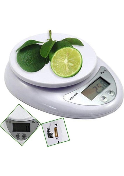 5kg/1g Taşınabilir Mutfak Elektronik Tartısı Mutfak Gıda Ölçeği Dijital Hükümet Meyve Gıda Ölçeği Elektronik Ev Ürünleri (Yurt Dışından)