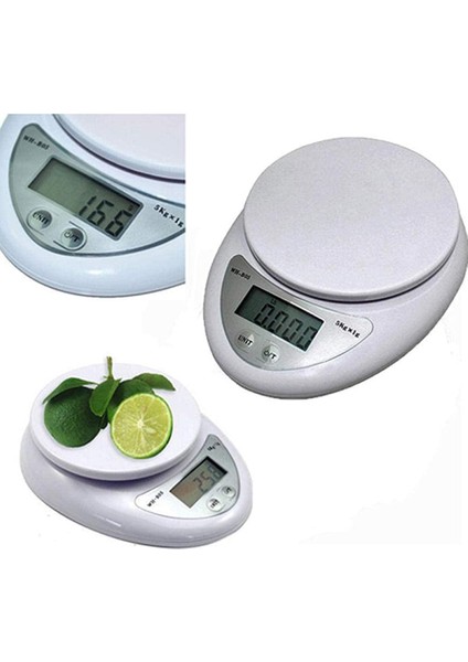 5kg/1g Taşınabilir Mutfak Elektronik Tartısı Mutfak Gıda Ölçeği Dijital Hükümet Meyve Gıda Ölçeği Elektronik Ev Ürünleri (Yurt Dışından)