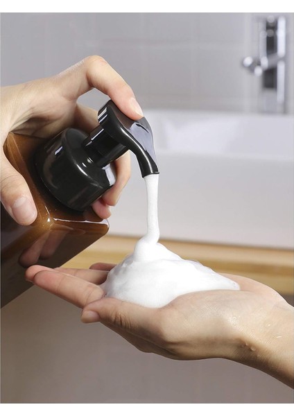 Köpük Sabunluk 650ML (22OZ) Sıvı Sabun, Şampuan, Vücut Yıkama Için Doldurulabilir Plastik Pompa Şişesi (2 Adet) (Amber) (Yurt Dışından) fiyatları