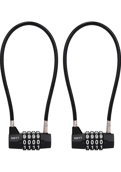 Çelik Kablo Halatlı 4 Haneli Şifreli Kilit, Dolap Kapı Kolu Asma Kilit, Çap3/16", UZUNLUK11", Dolaplar, Dosya Dolapları, Dolaplar, Küçük Çitler, Küçük Barakalar, Evcil Hayvan Kapıs (Yurt Dışından)